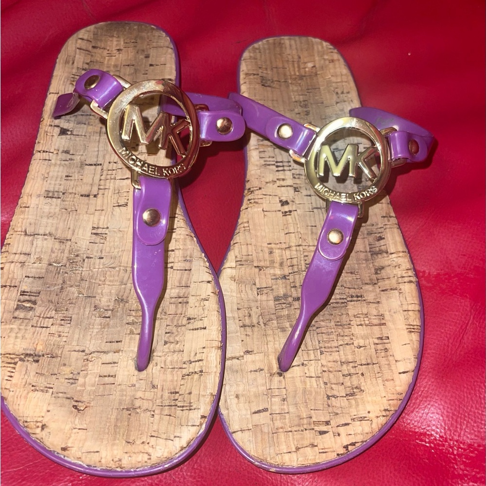 Michael kors jelly sandals